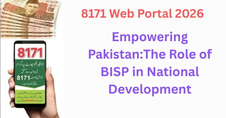 Empowering Pakistan:The Role of BISP in National Development