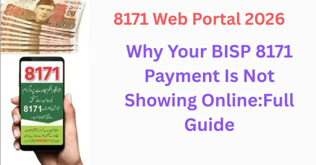 Why Your BISP 8171 Payment Is Not Showing Online:Full Guide