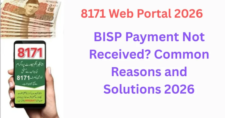 BISP Payment Not Received? Common Reasons and Solutions 2026